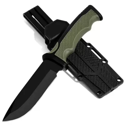 Ergonomic handle tactical survival knife ABS-9013