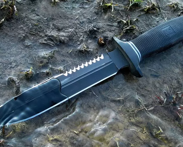 Classic Scandi Grind Full Tang Bushcraft Knife Art No ALKA-BK-101