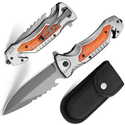 Heavy duty outdoor survival knife ABS-9014