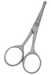 Nose Hair Safety Scissor Art No SP-BT-1014 polished stainless steel