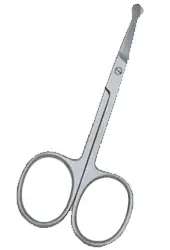 Nose Hair Safety Scissor Art No SP-BT-1012 curved rounded tips