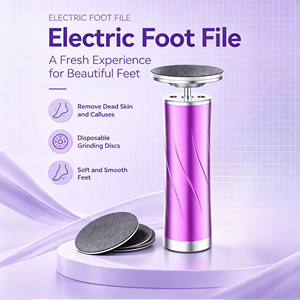 Professional Electric Foot File Callus Remover With Disposable Grinding Discs USB Rechargeable Pedicure Tool