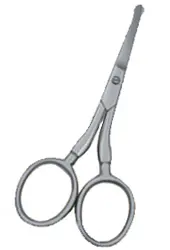 Nose Hair Safety Scissor Art No SP-BT-1013 straight safety blades